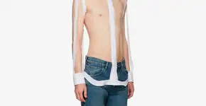 Polêmica camisa sem tecido é vendida por mais de R$3mil