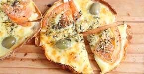 Pizza pão de alho bem fácil de fazer