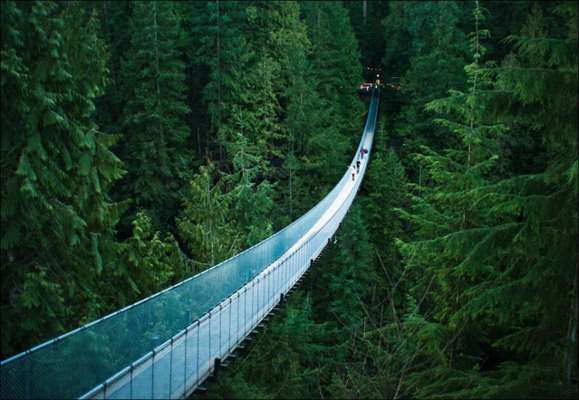 Capilano Suspension Bridge, Vancouver, Canadá
