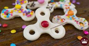 Aprenda a fazer um spinner de chocolate que gira de verdade!