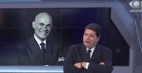 Datena chora ao falar de Boechat e não consegue encerrar programa