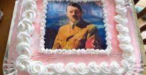 Estudante da UFPel faz bolo de aniversário com imagem de Hitler