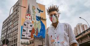 Novo mural em São Paulo foi feito com tinta que ajuda a limpar o ar