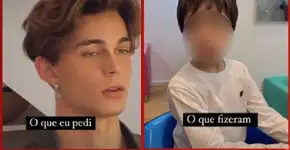 Mãe se revolta com corte nada a ver que cabelereiro fez em seu filho e vídeo viraliza na web