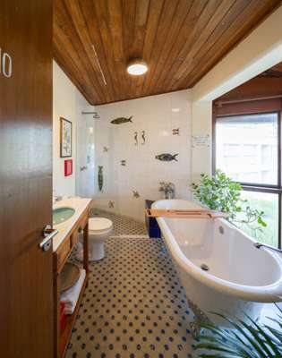 Detalhe do banheiro da Casa Di Vina Boutique Hotel