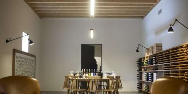 Sala de degustação de vinhos da Quinta dos Murças, em Portugal
