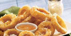 Receita rápida de anéis de cebola