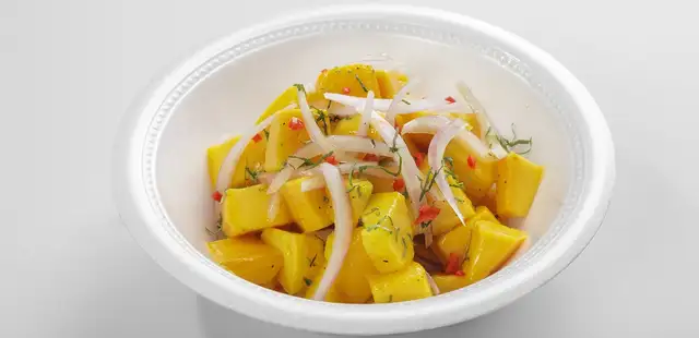 Ceviche de manga: frescor tropical na sua mesa