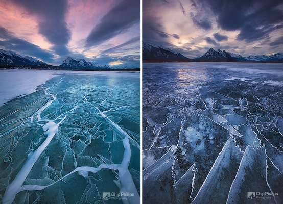 Abraham Lake (Canadá) - Imagem: Phillips Chip