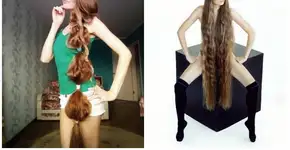 ‘Rapunzel russa’ faz sucesso no Instagram com os seus cabelos