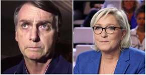 Símbolo da extrema direita, Marine Le Pen critica Bolsonaro