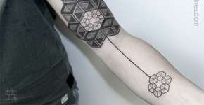 Conheça as incríveis tatuagens abstratas de Chaim Machlev