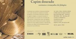 Capim dourado do Jalapão é tema de exposição