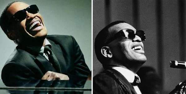 Jamie Foxx como Ray Charles em Ray (2004)