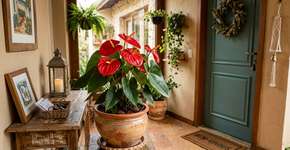 Posicione um antúrio vermelho em um local estratégico dentro de casa e atraia amor e boas energias