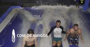 Quem disse que não dá para surfar na cidade?