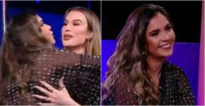 Gizelly quebra protocolo de isolamento e abraça Fernanda Keulla