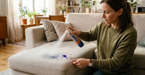 Demorei para acreditar que um item do meu banheiro podia remover caneta do meu sofá