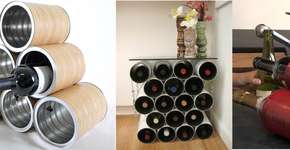 Faça você mesmo uma adega reciclando latas de alumínio