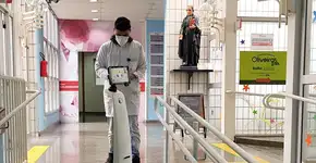 Robô aproxima familiares e pacientes durante visita hospitalar no PR