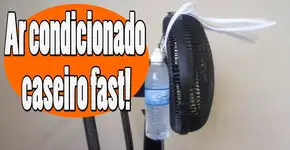 Vídeos ensinam a fazer ar-condicionado caseiro sem gastar quase nada