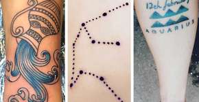 Galeria: tatuagens do signo de aquário