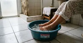Como cuidar e lavar os pés rachados com sal e vinagre: por que é recomendado fazer isso duas vezes por semana