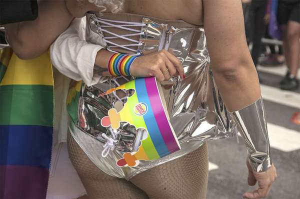 Parada LGBT na avenida Paulista 