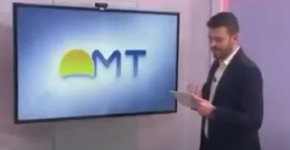 Apresentador da Globo recebe nude ao vivo de telespectador