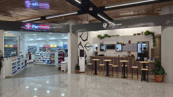 Novas opções comerciais incluem  café, farmácia, livraria, restaurante e farmácia