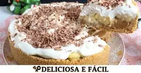 Banoffe pie: torta de banana com doce de leite