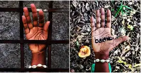 Artista publica selfies da palma da mão para debater racismo e intolerância