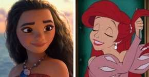 Fã aponta que ‘Moana’ é ‘A Pequena Sereia’ ao contrário