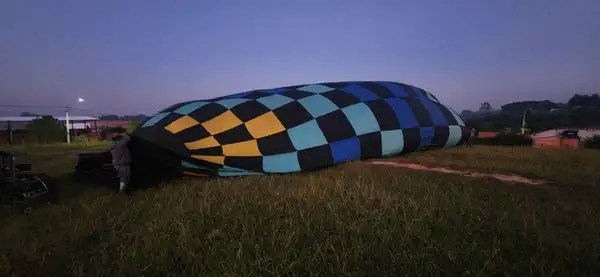 Procedimento de enchimento do balão