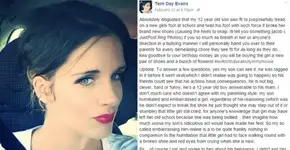 Mulher gera polêmica no Facebook após ameaçar filho de 12 anos que fez bullying