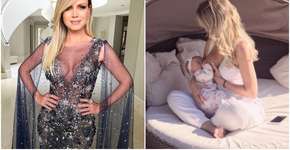 Eliana dá recado de incentivo à amamentação no Troféu Imprensa