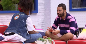 BBB 21: ‘Tô me ressignificando’, diz Lumena a Gil ao chamá-lo para papo