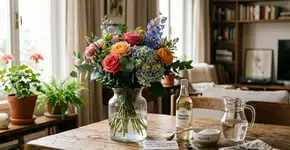 É por isso que você coloca vinagre e açúcar na água das flores cortadas