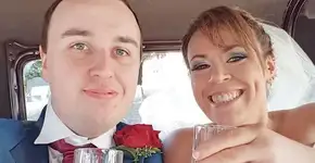 Ela emagreceu 71 kg para usar o vestido dos sonhos no casamento