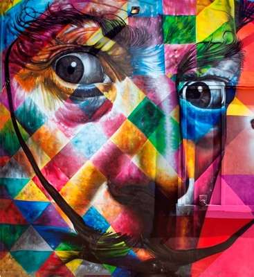 Salvador Dalí (por Eduardo Kobra)