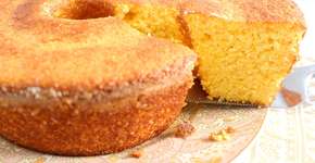 Bolo de cuscuz sem glúten e com um sabor delicioso