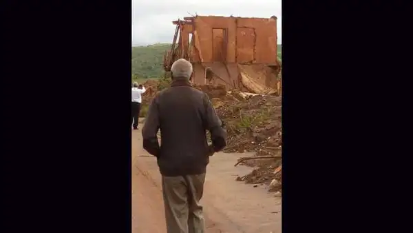 Depois: foto da casa em que o pai de Mauro vivia no distrito