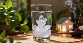 Coloque um copo de água com sal atrás da porta e veja como o Feng Shui limpa a energia ruim da sua casa