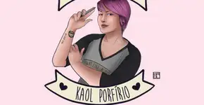 Kaol Porfírio, a ilustradora que luta como uma garota