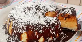 Pudim de prestígio em 30 minutos: faça essa sobremesa que vai roubar a cena