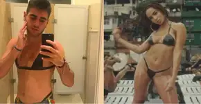 Garoto usa fantasia ‘Vai Malandra’ e se arrepende da marquinha