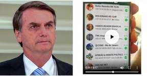 Jair Bolsonaro comete gafe e mostra conteúdo adulto no celular