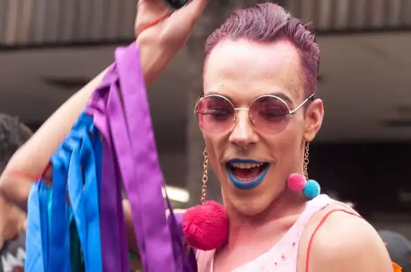 Parada LGBT na avenida Paulista 