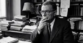 Jean-Paul Sartre, existencialista: “a dúvida na hora de decidir o futuro dói porque a gente sabe que a culpa é só nossa”