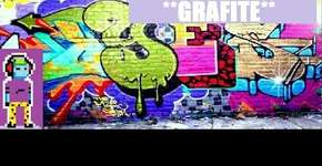 Desenho com graffiti